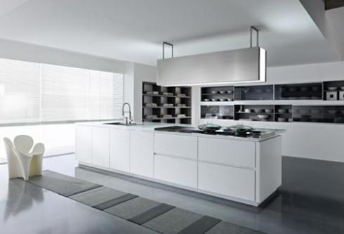 913 q8 Vẻ đẹp sang trọng đỉnh cao với gian bếp màu trắng